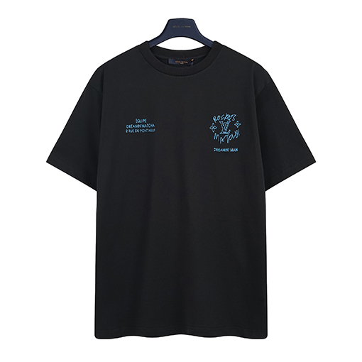 ルイヴィトン コーヒーコラボプリント半袖Tシャツ