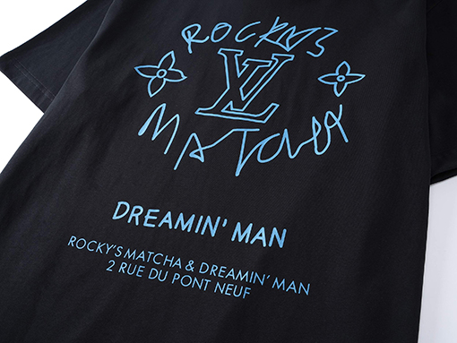 ルイヴィトン コーヒーコラボプリント半袖Tシャツ