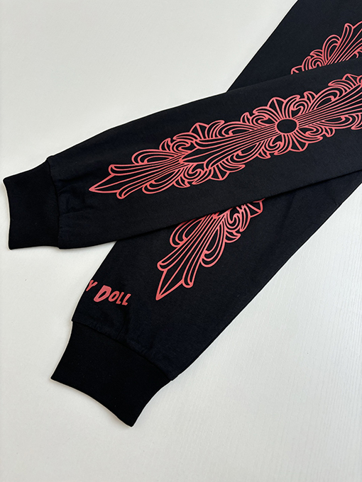 クロハート25 Ss新作X Deadly doll美漫プリント長袖シャツ
