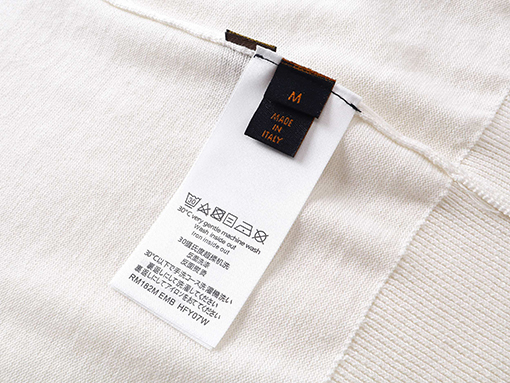 ルイヴィトンスーパーコピー LV定番のツイストロープロゴニット半袖Tシャツ