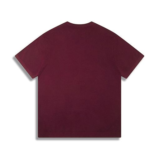 グッチ 新しい襟のロゴが埋め込まれたニット半袖Tシャツ