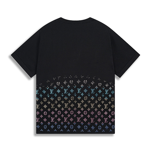 ルイヴィトンスーパーコピー 新しいホットドリルニット半袖Tシャツ