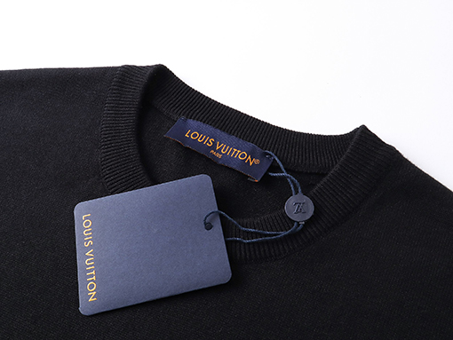 ルイヴィトンスーパーコピー 新しいホットドリルニット半袖Tシャツ