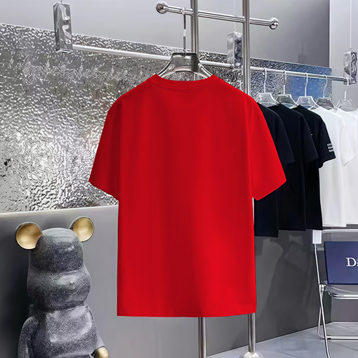 バーバリー プリントラウンドネック半袖Tシャツ