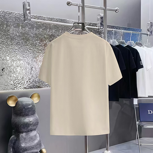 バーバリー プリントラウンドネック半袖Tシャツ