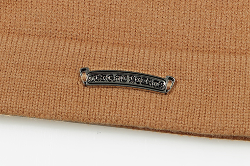 クロムハーツ クロスレザーハードウェア刺繍クルーネックセーター