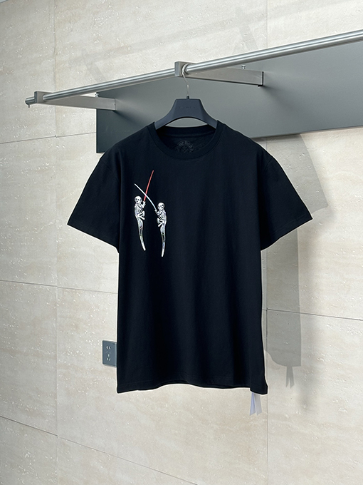 クロムハーツ スターウォーズ限定手作りグループリント半袖Tシャツ