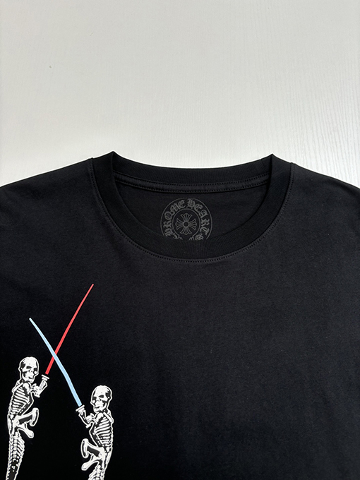クロムハーツ スターウォーズ限定手作りグループリント半袖Tシャツ
