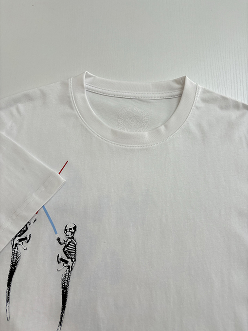 クロムハーツ スターウォーズ限定手作りグループリント半袖Tシャツ