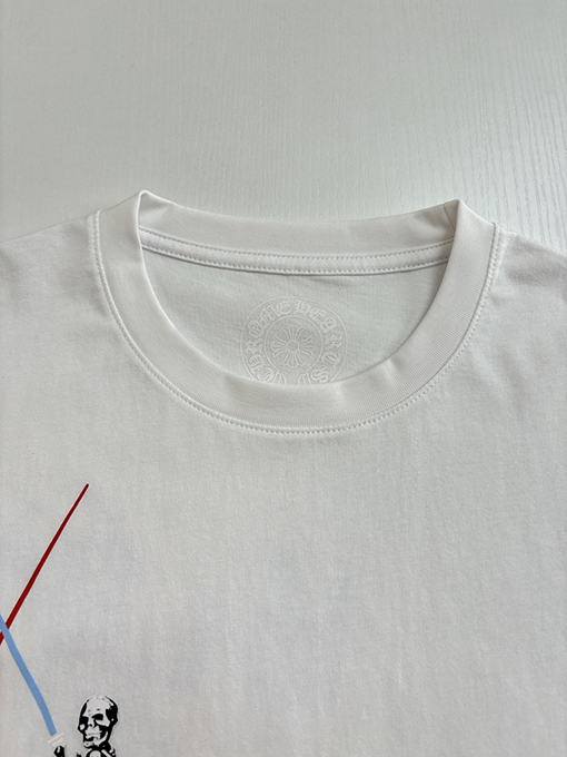 クロムハーツ スターウォーズ限定手作りグループリント半袖Tシャツ