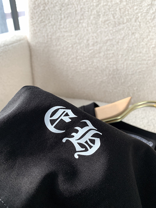 クロムハーツスーパーコピー クラシックロゴプリントラウンドネック半袖Tシャツ