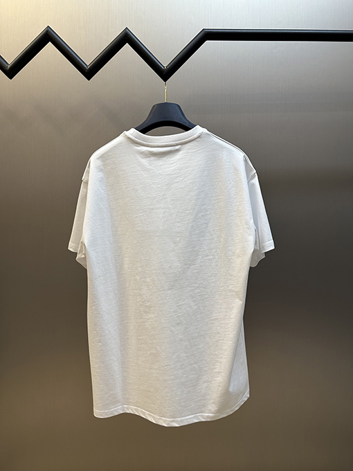 ジバンシイ 人柄パッチアルファベットクルーネック半袖Tシャツ