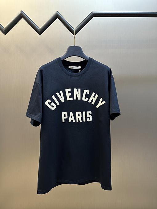 ジバンシイ 人柄パッチアルファベットクルーネック半袖Tシャツ