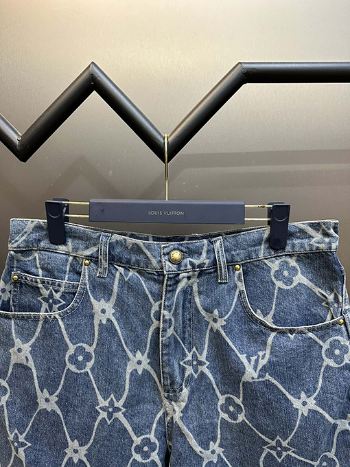 ルイヴィトン ブルーウォーターネットセットデニムパンツ