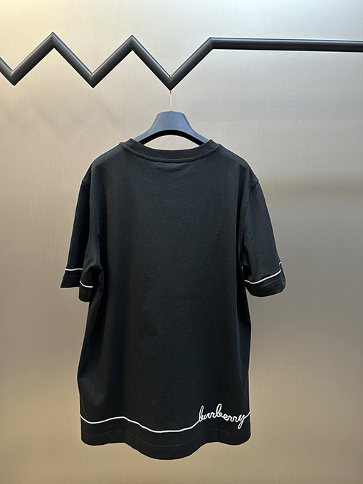 バーバリー 七夕限定ハート結びカップル半袖Tシャツ