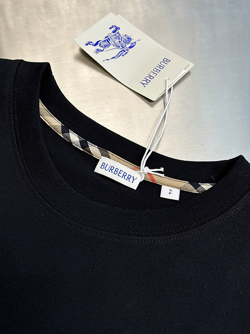 バーバリー 七夕限定ハート結びカップル半袖Tシャツ