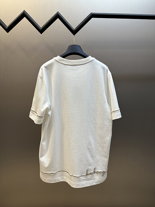 バーバリー 七夕限定ハート結びカップル半袖Tシャツ