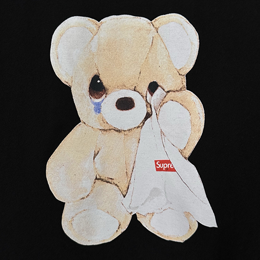 シュプリームコピー SS25 BEAR 泣いている熊のプリント半袖シャツ