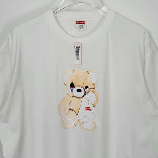 シュプリームコピー SS25 BEAR 泣いている熊のプリント半袖シャツ