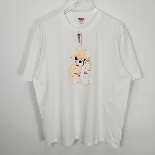 シュプリームコピー SS25 BEAR 泣いている熊のプリント半袖シャツ