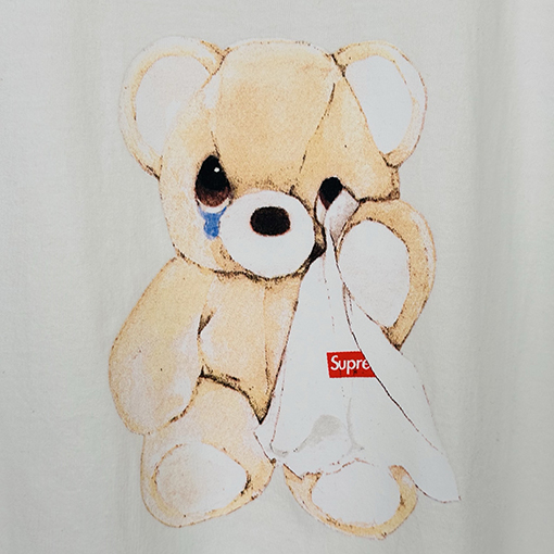 シュプリームコピー SS25 BEAR 泣いている熊のプリント半袖シャツ