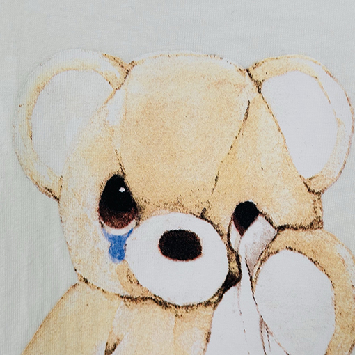 シュプリームコピー SS25 BEAR 泣いている熊のプリント半袖シャツ