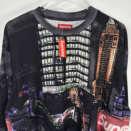 シュプリームコピー SS25 SKYLINE SEQUIN L/S TOP 薄手で快適な長袖シャツ