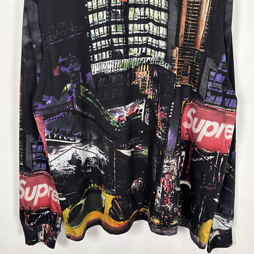 シュプリームコピー SS25 SKYLINE SEQUIN L/S TOP 薄手で快適な長袖シャツ