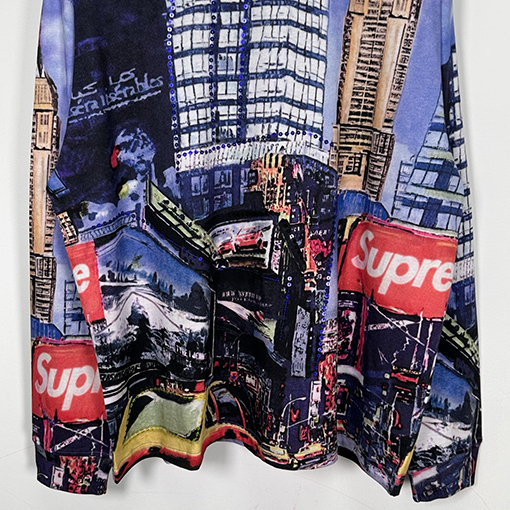シュプリームコピー SS25 SKYLINE SEQUIN L/S TOP 薄手で快適な長袖シャツ