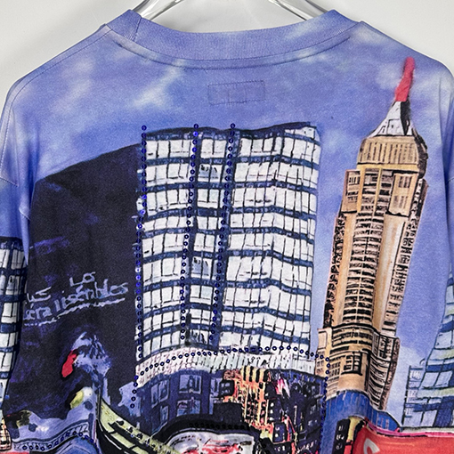 シュプリームコピー SS25 SKYLINE SEQUIN L/S TOP 薄手で快適な長袖シャツ