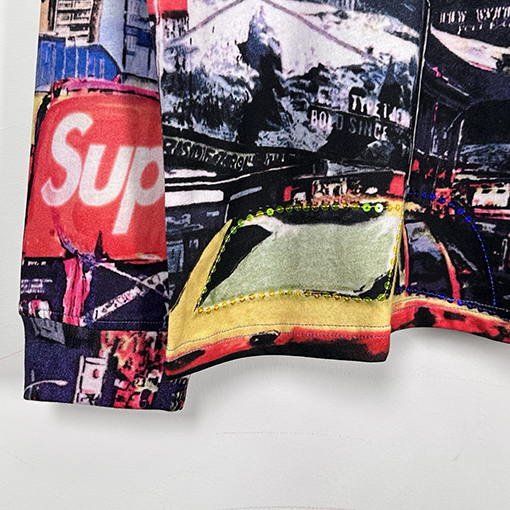 シュプリームコピー SS25 SKYLINE SEQUIN L/S TOP 薄手で快適な長袖シャツ