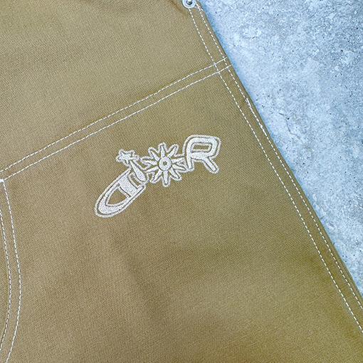 ディオール ファッション刺繍カーゴパンツ