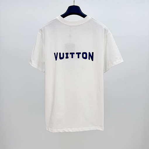ルイヴィトンコピー アルファベットプリント半袖Tシャツ