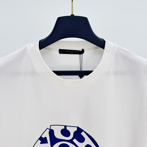 ルイヴィトンコピー アルファベットプリント半袖Tシャツ