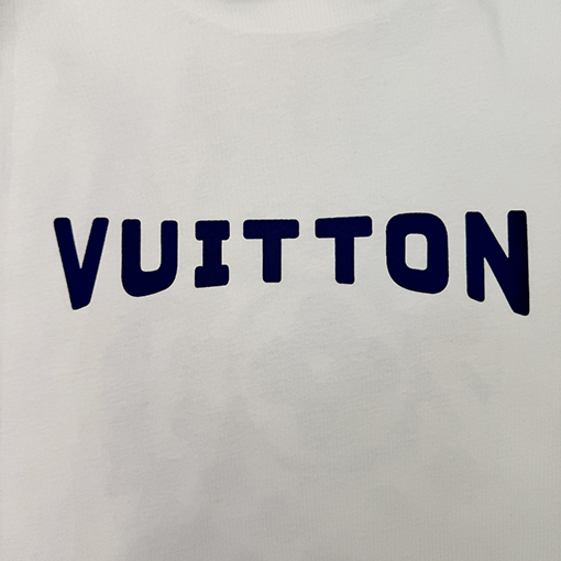 ルイヴィトンコピー アルファベットプリント半袖Tシャツ