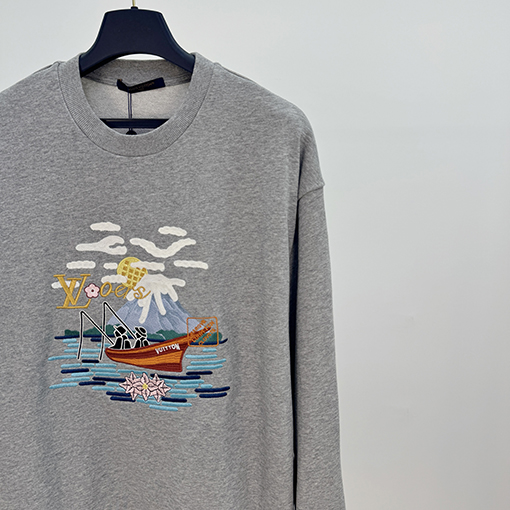 ルイヴィトン ファッション nigo コラボ刺繍パーカー