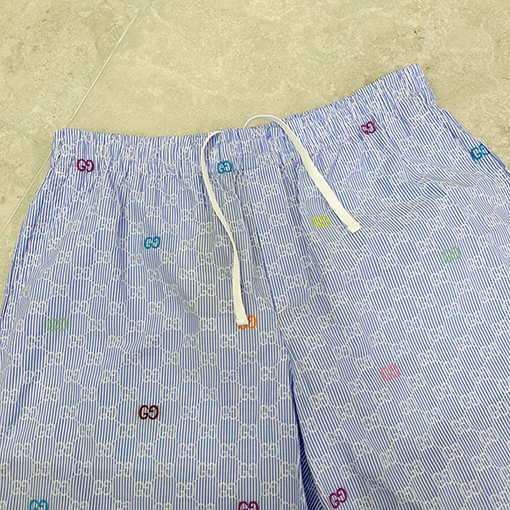 グッチコピー ストライプカラーのダブル G ショーツ