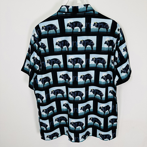 シュプリームコピー DAMIEN HIRST コラボレーションモデルSS 25 SHIRTスクエアアニマルフルプリントアメリカンシャツ