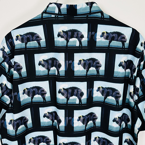シュプリームコピー DAMIEN HIRST コラボレーションモデルSS 25 SHIRTスクエアアニマルフルプリントアメリカンシャツ