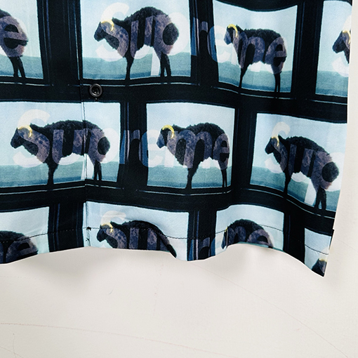シュプリームコピー DAMIEN HIRST コラボレーションモデルSS 25 SHIRTスクエアアニマルフルプリントアメリカンシャツ