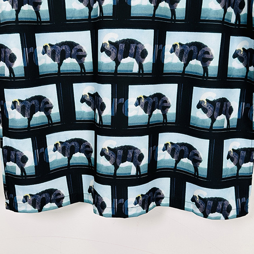 シュプリームコピー DAMIEN HIRST コラボレーションモデルSS 25 SHIRTスクエアアニマルフルプリントアメリカンシャツ