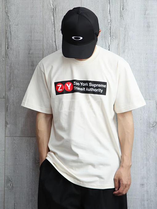シュプリームコピー X ZOO YORKコラボレーションSS25 TRANSIT TEEアメリカン半袖シャツ