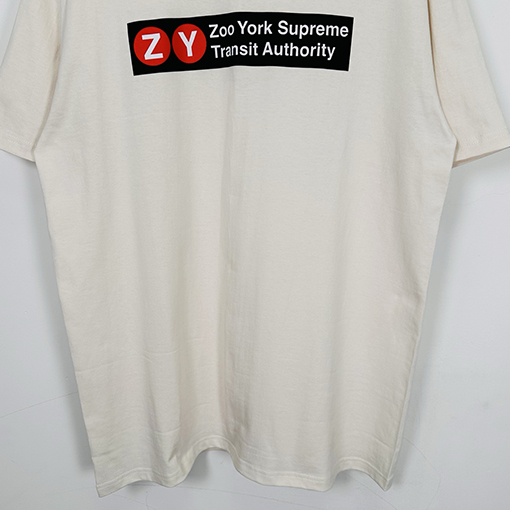 シュプリームコピー X ZOO YORKコラボレーションSS25 TRANSIT TEEアメリカン半袖シャツ