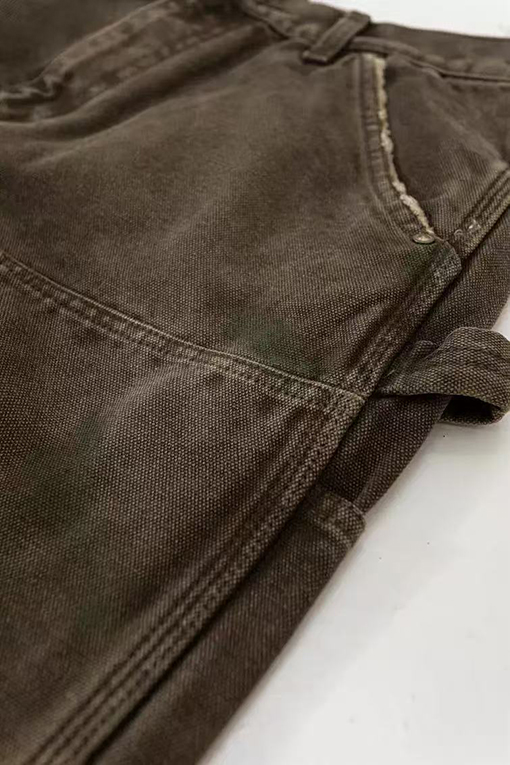 セント マイケルコピーKAMIYA Boro Painter Pants 破壊スプラッシュヴィンテージB01伐採オーバーオール