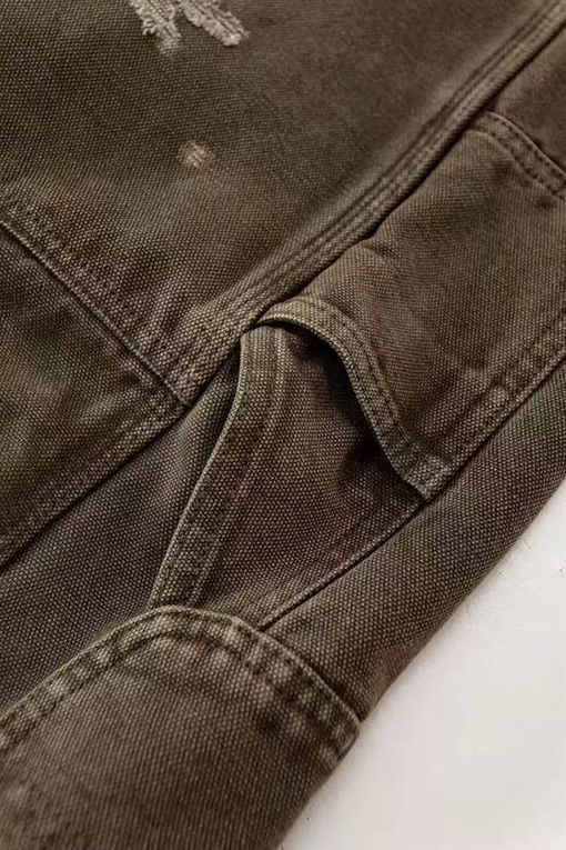 セント マイケルコピーKAMIYA Boro Painter Pants 破壊スプラッシュヴィンテージB01伐採オーバーオール
