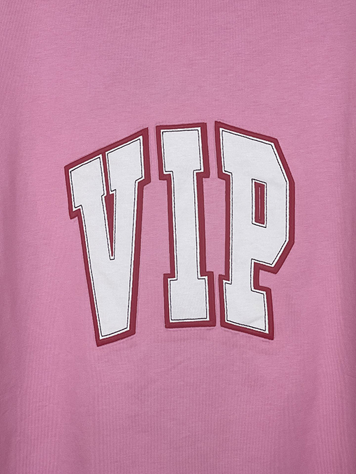 バレンシアガ 胸の VIP アルファベットパッチ刺繍ロゴ半袖Tシャツ