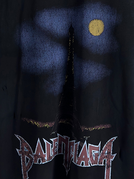 バレンシアガ ファッションタワー正立直噴半袖Tシャツ