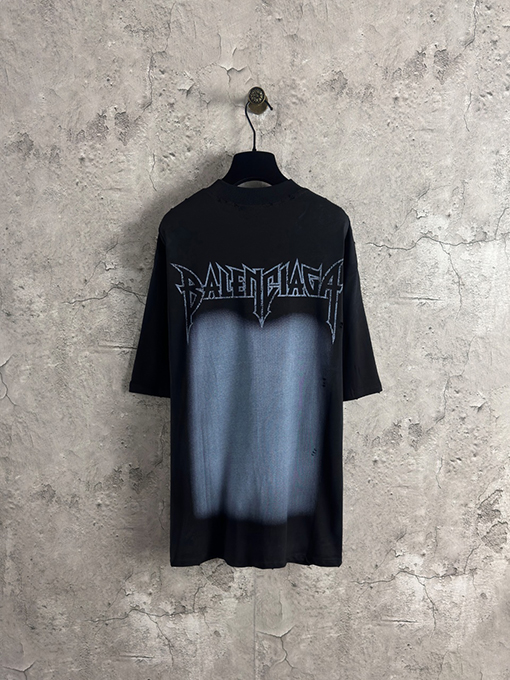 バレンシアガ ファッションタワー正立直噴半袖Tシャツ