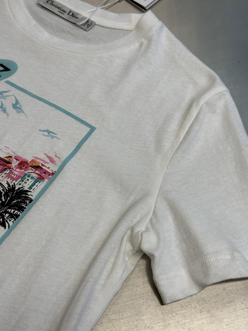 ディオールスーパーコピー Dior souvenir プリント半袖Tシャツ
