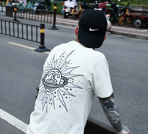 STUSSY SS25 LOOK BEYOND TEE PIGMENT DYED ダブルSサン半袖シャツ